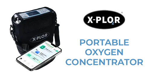 X-PLOR lightweight portable oxygen