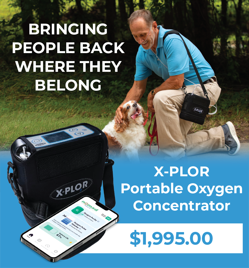 Belluscura X-PLOR® Portable Oxygen Concentrator now $1,995