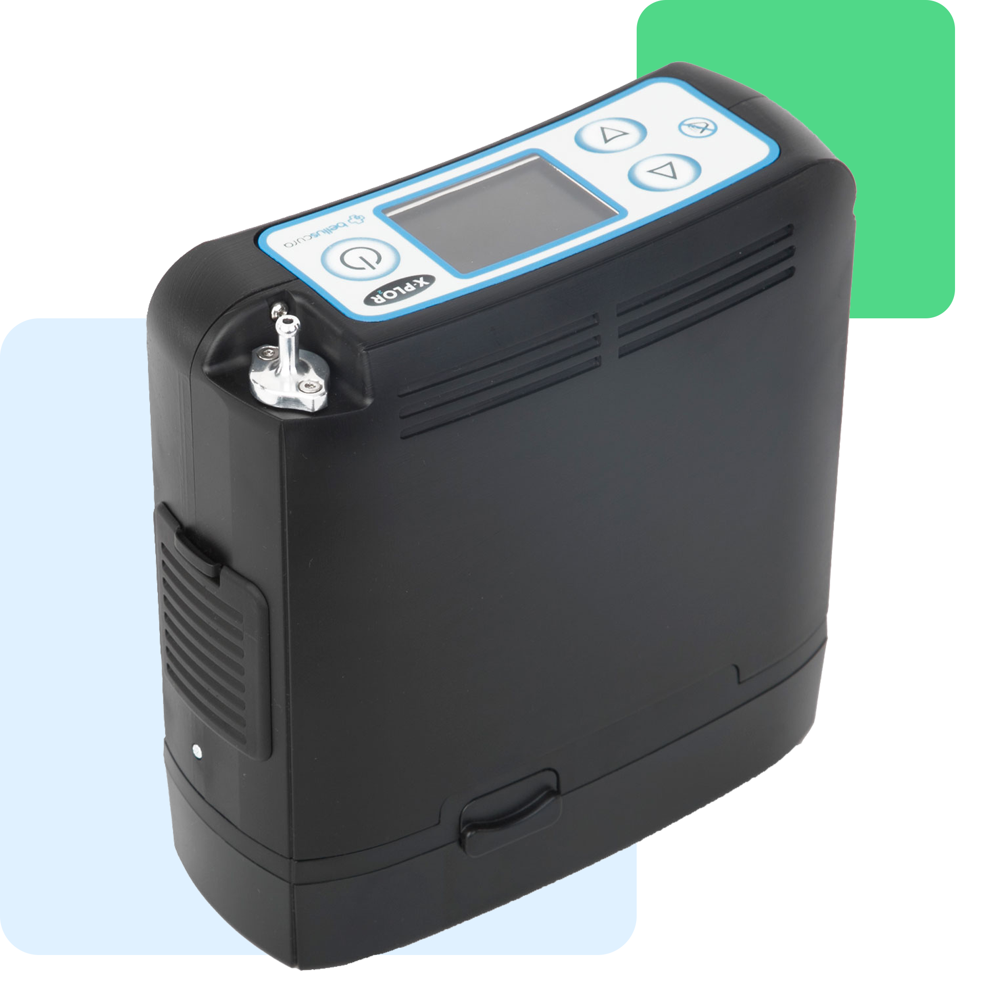 X-PLOR Portable Oxygen Concentrator and Nomad Mobile App